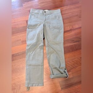 Democracy Olive Green Pants with "Ab" Technology